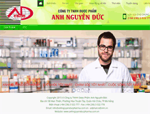 Tablet Screenshot of anhnguyenducpharma.com.vn